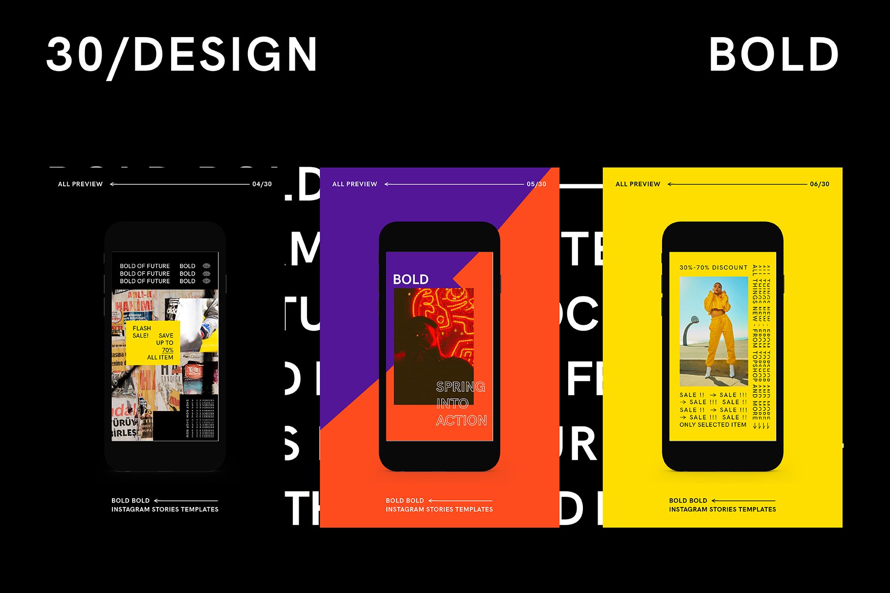 BOLD-潮流嘻哈复古高级Instagram竖屏错版大文字故事动画设计PSD模板 设计素材 第12张-素材湾丨精选海外优质设计素材资源 BOLD-潮流嘻哈复古高级Instagram竖屏错版大文字故事动画设计PSD模板 设计素材 sucaiwan.com