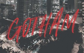 Alosia帅气的英文笔刷字体