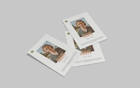 A4传单海报样机 A4 Flyer Mockup