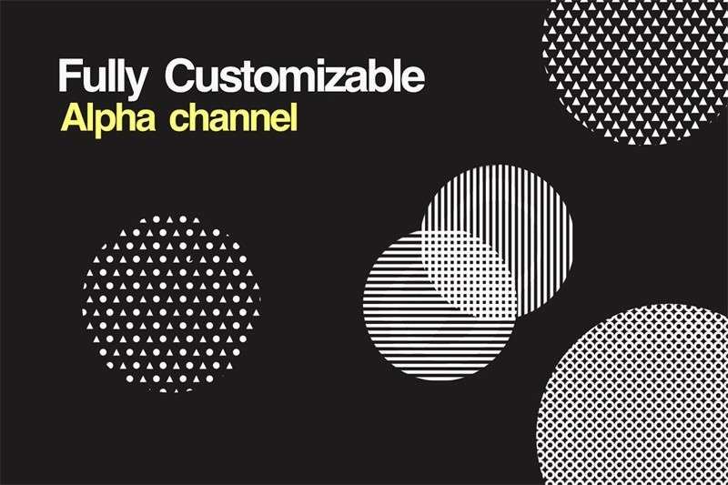 100+几何无缝图案Procreate笔刷 笔刷资源 sucaiwan.com