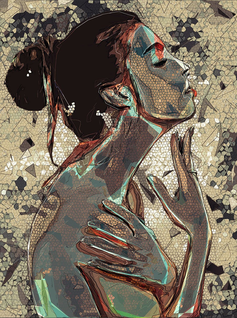 抽象肖像照片处理效果PS动作模板 Abstract Portrait – Photoshop Action 插件预设 第4张-素材湾丨精选海外优质设计素材资源 抽象肖像照片处理效果PS动作模板 Abstract Portrait – Photoshop Action 插件预设 sucaiwan.com