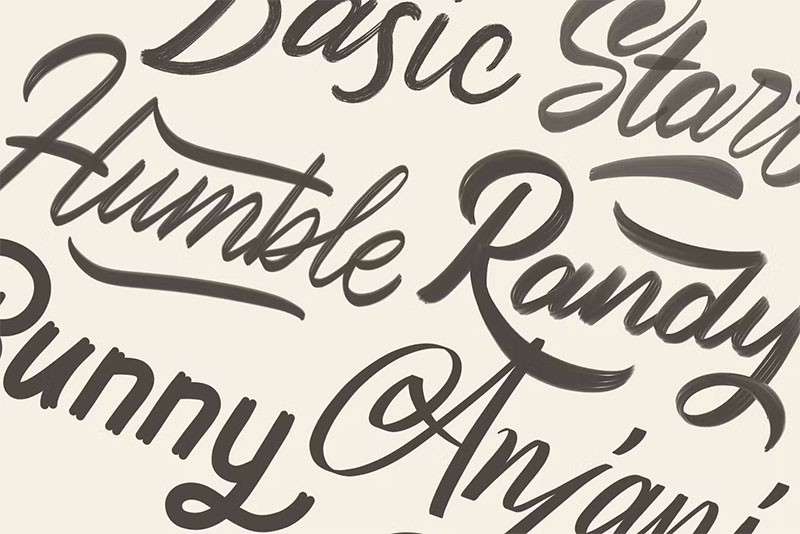 10+板写纹理效果Procreate笔刷 笔刷资源 sucaiwan.com