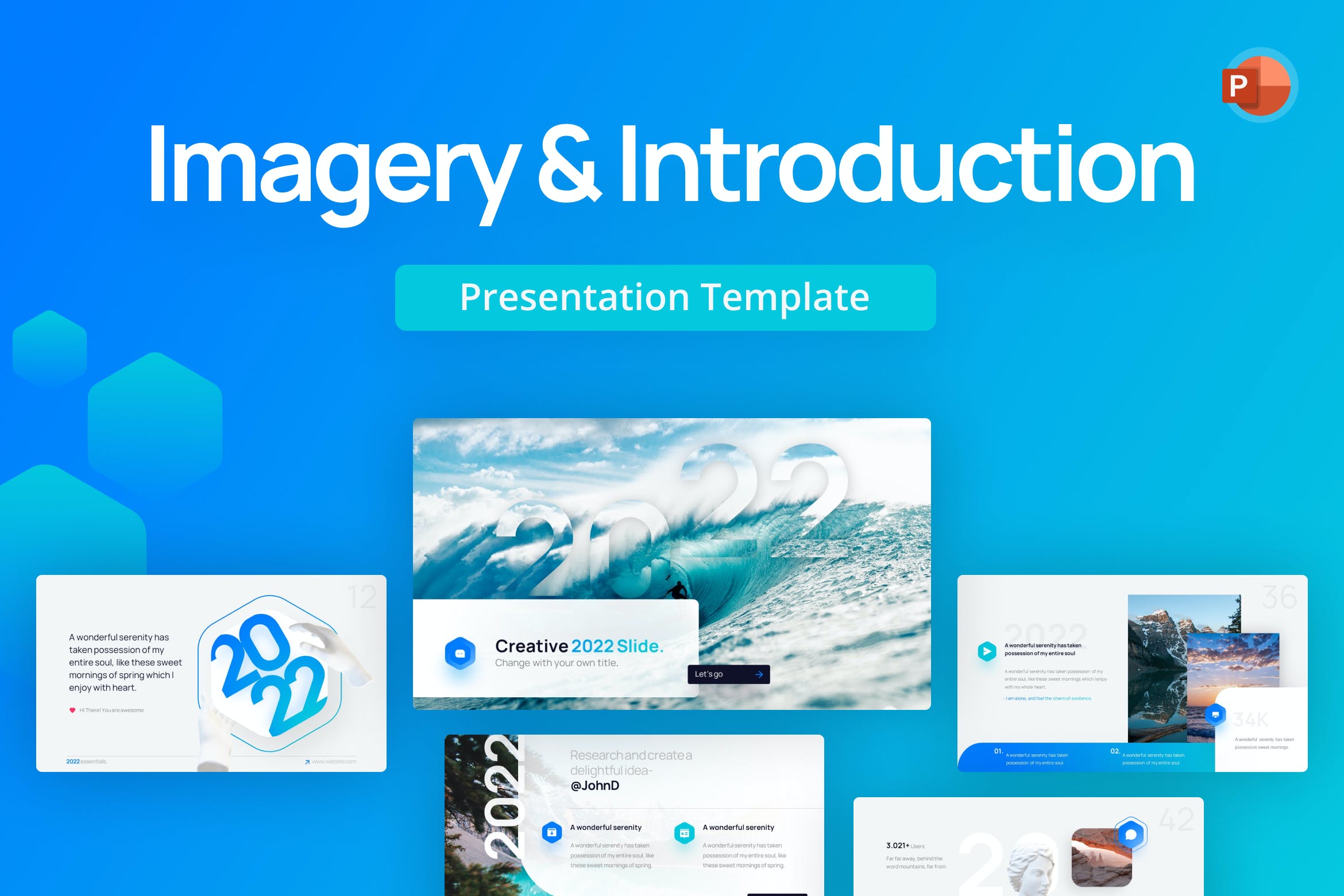 图像和介绍PPT模板下载 Imagery & Introduction PowerPoint Template 幻灯图表 sucaiwan.com