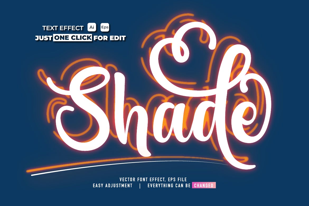 双重手写矢量文本/文字效果样式素材v65 Text Effect Vol 65 插件预设 sucaiwan.com