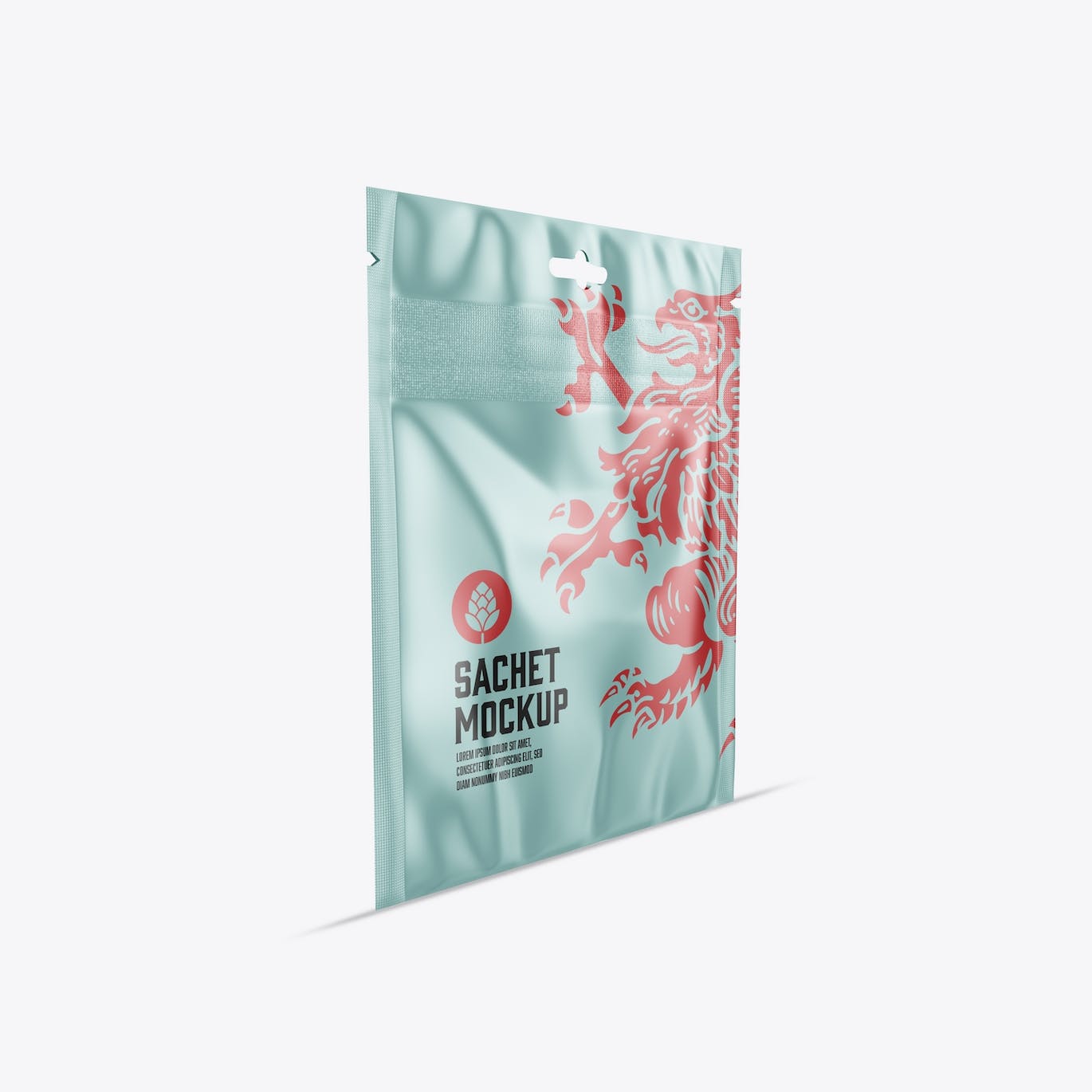 金属小袋包装设计样机图 Metallic Sachet Mockup 样机素材 sucaiwan.com