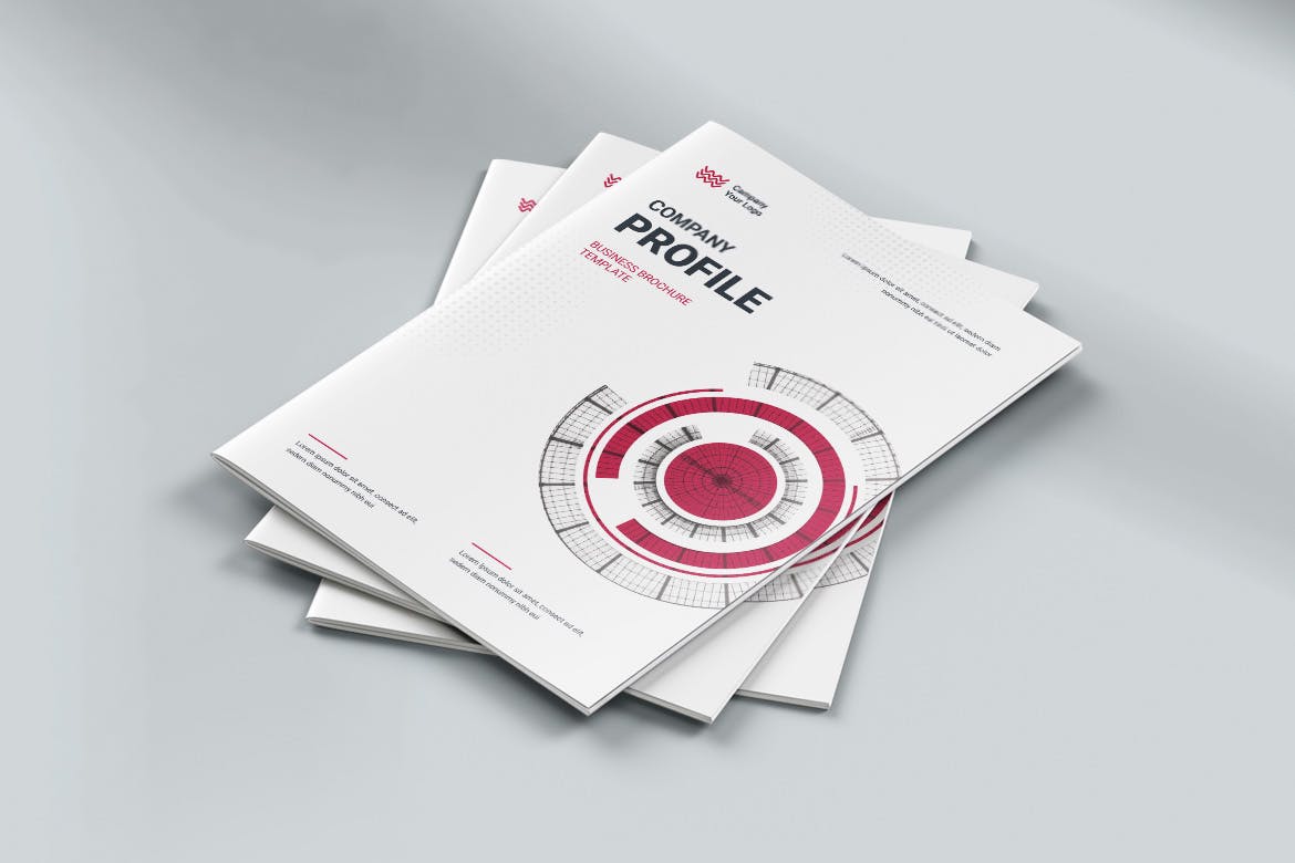 公司简介宣传杂志模板 Company Profile 幻灯图表 sucaiwan.com