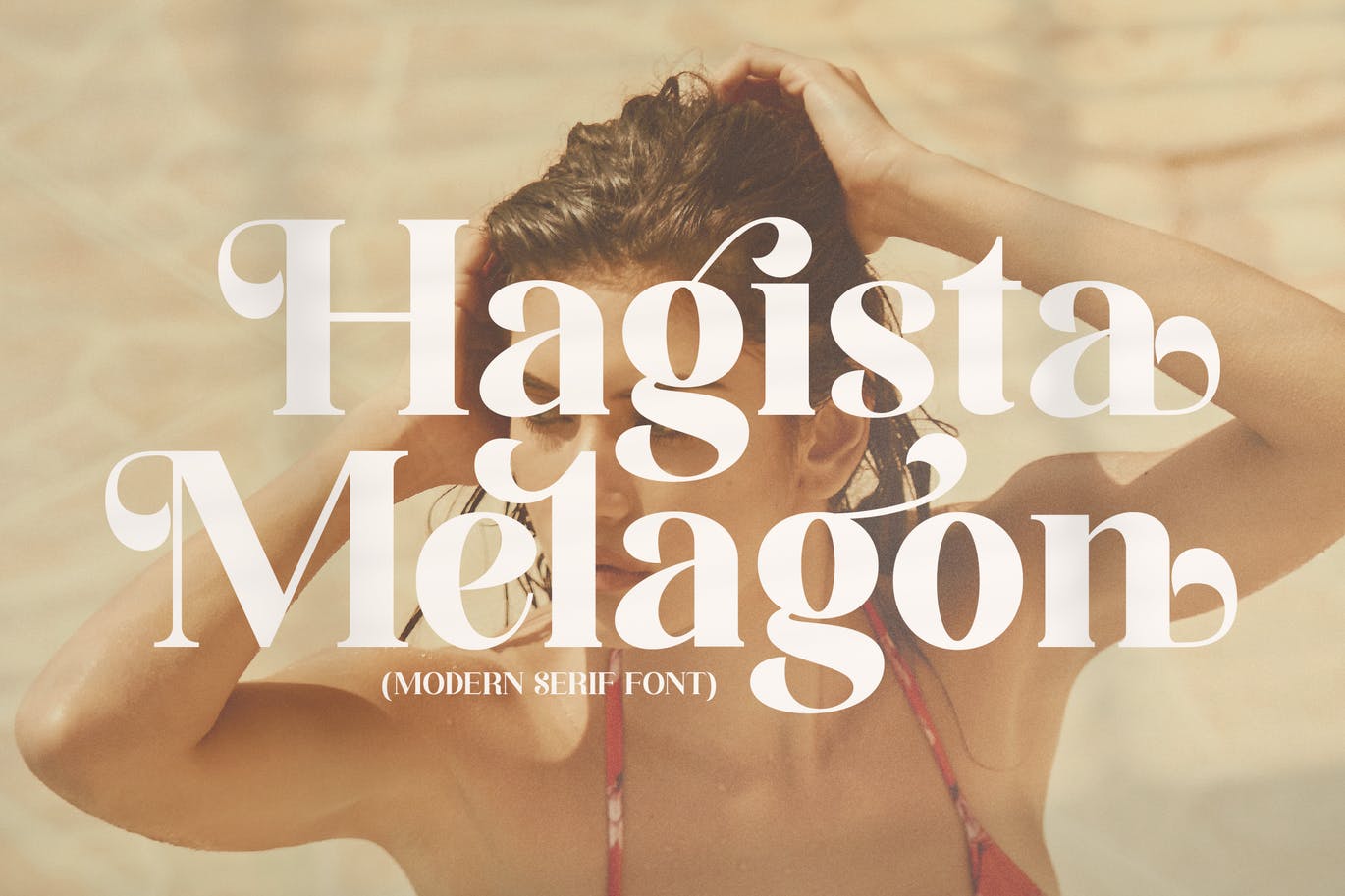 海报设计衬线字体素材 Hagista Melagon Serif Font 设计素材 sucaiwan.com