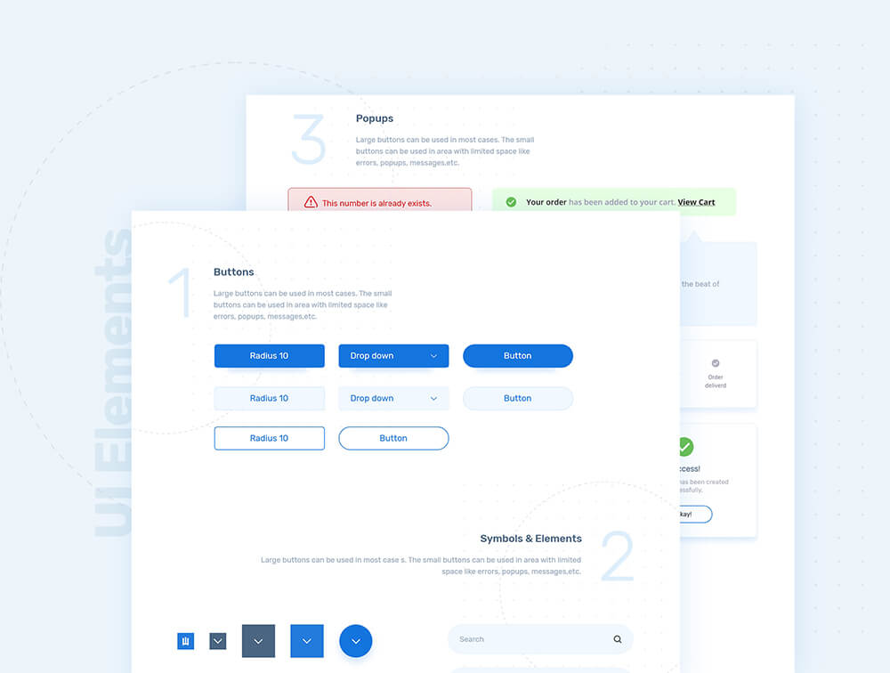 Web界面设计UI元素和符号 APP UI sucaiwan.com