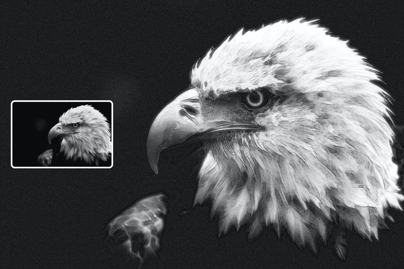 铅笔画效果照片处理PS动作 Pencil Drawings Effect Photoshop Action 插件预设 sucaiwan.com