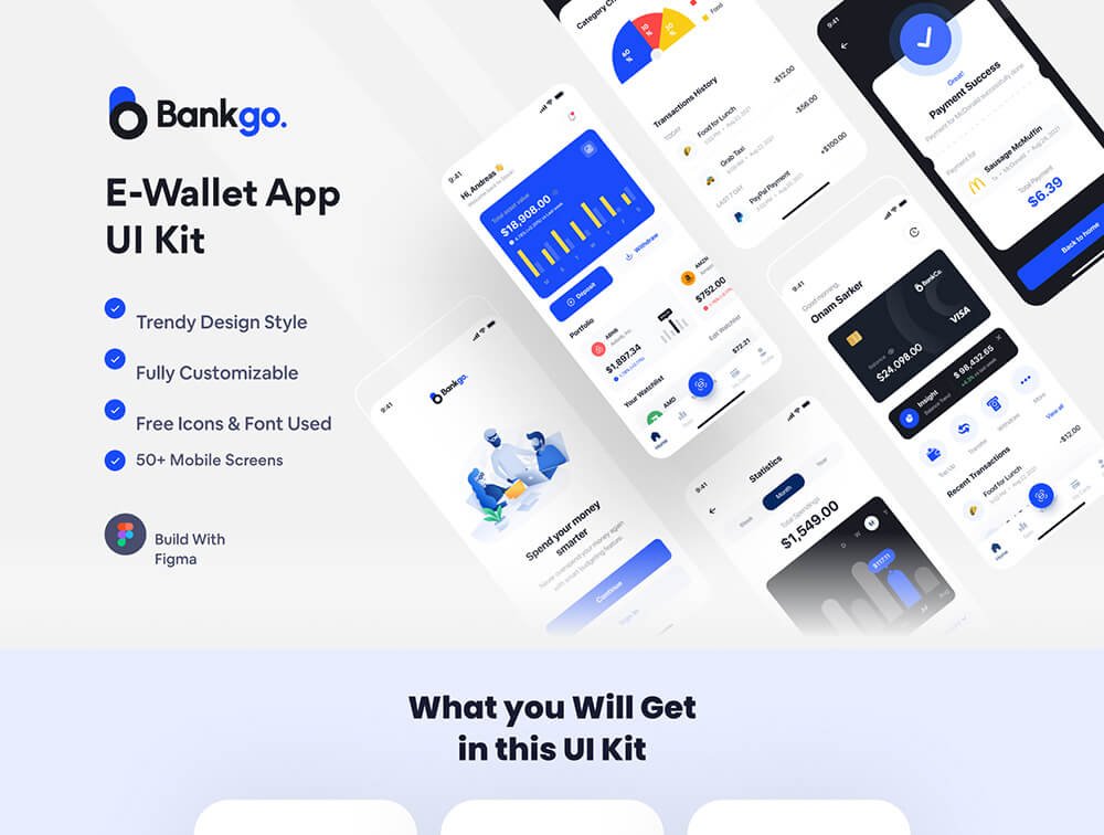 现代和简约风格的高级理发店移动应用程序UI套件 APP UI sucaiwan.com