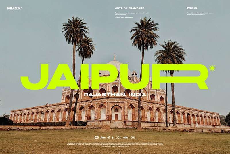 Joyride可变宽度无衬线英文字体 设计素材 sucaiwan.com