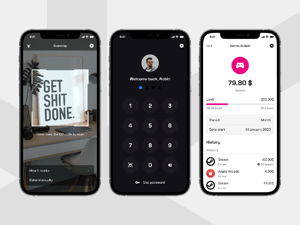 电子银行App应用程序 UI 套件 APP UI sucaiwan.com