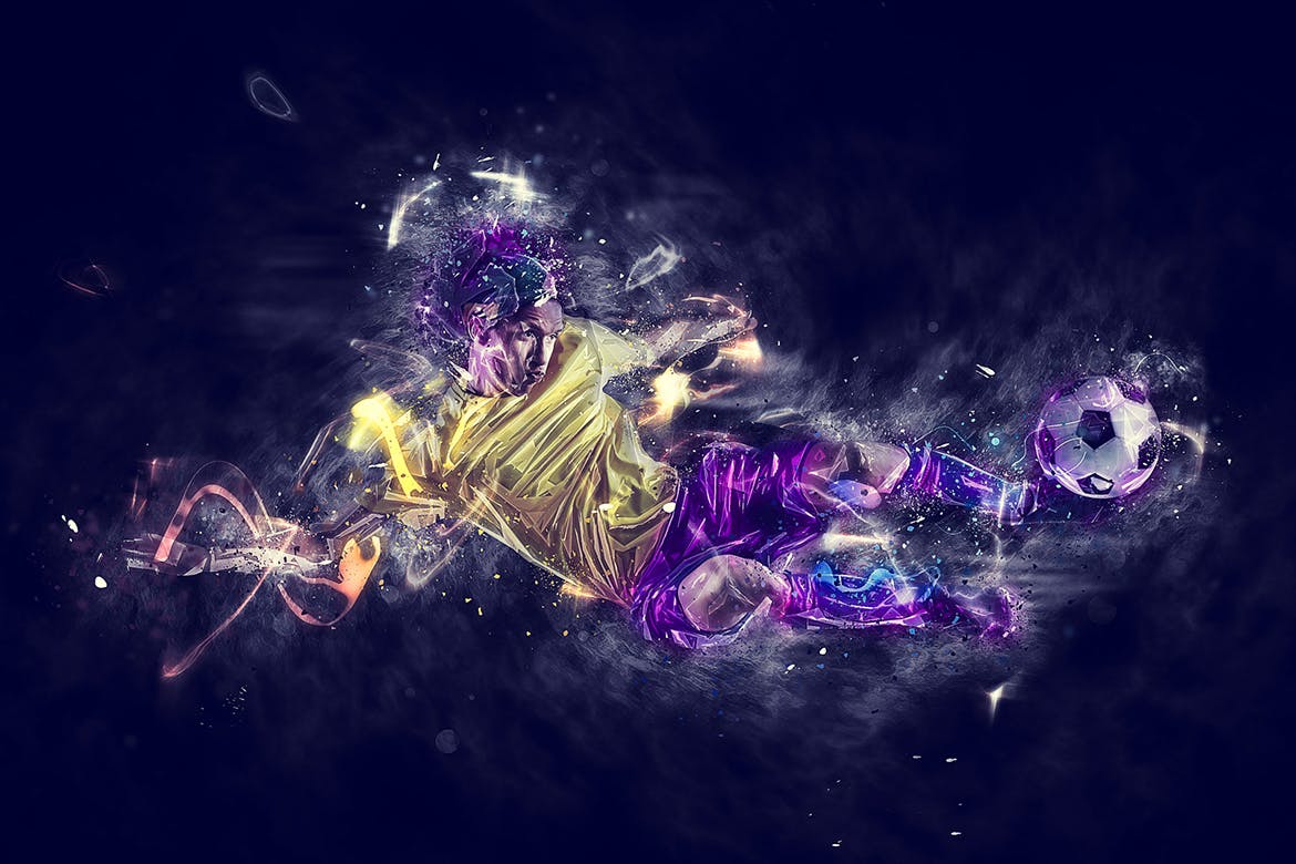 狂暴效果照片处理Photoshop动作 Fury Photoshop Action 插件预设 sucaiwan.com