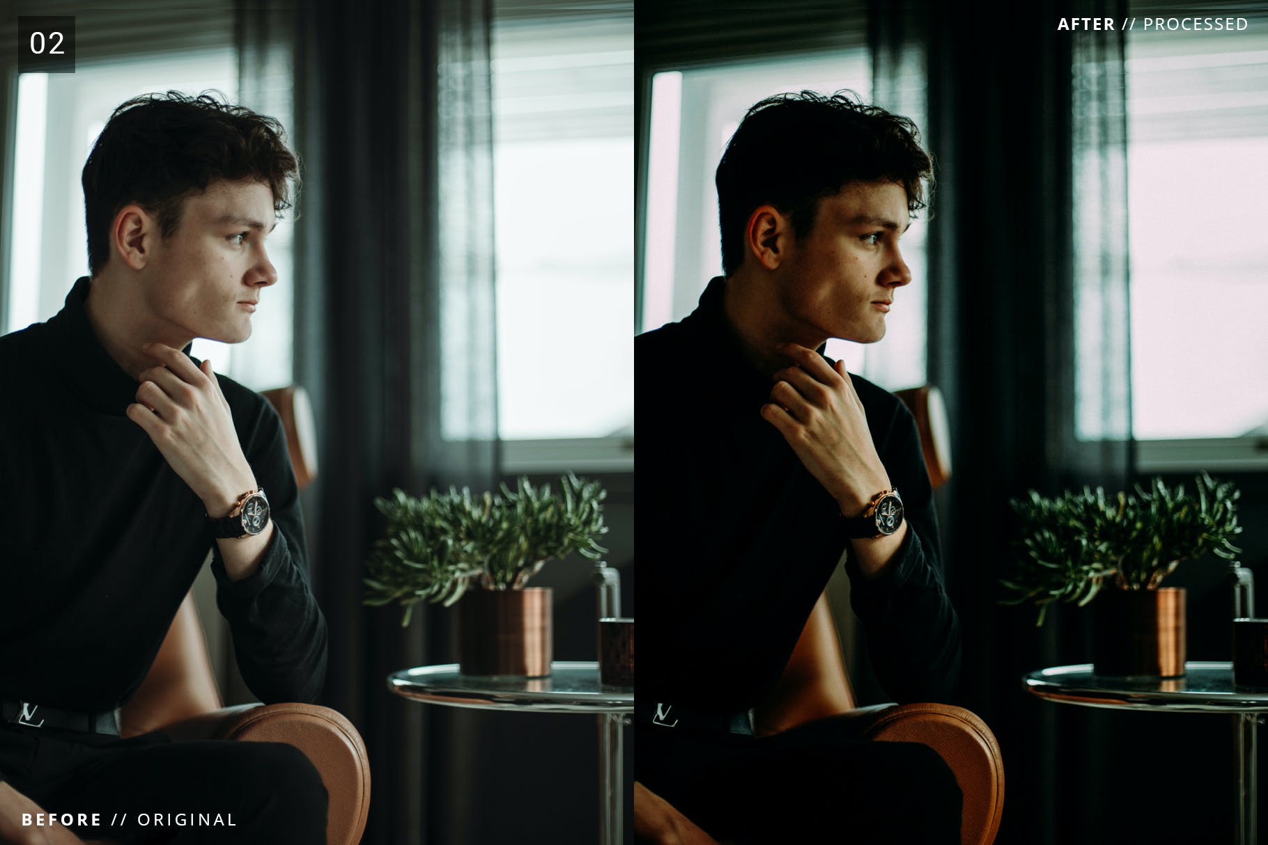 7个暗调情绪风胶片哑光风格干净色彩人像Lightroom 预设 插件预设 第6张-素材湾丨精选海外优质设计素材资源 7个暗调情绪风胶片哑光风格干净色彩人像Lightroom 预设 插件预设 sucaiwan.com