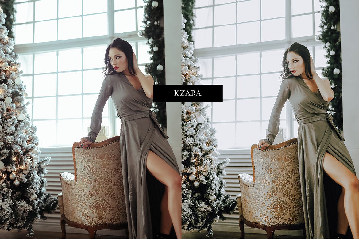 冬季绿色滤镜LR调色预设下载 Lightroom Presets – Winter Green 插件预设 sucaiwan.com