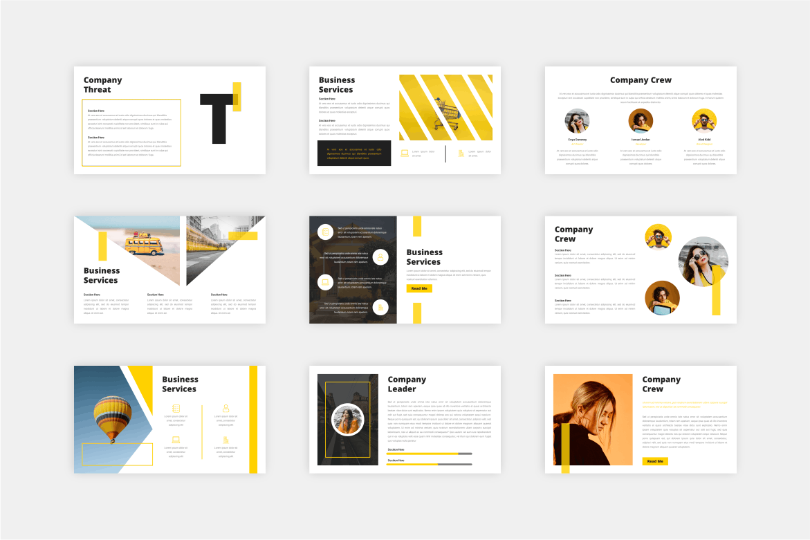 现代多用途Google幻灯片设计模板 Gundala – Modern Multipurpose Google Slides 幻灯图表 sucaiwan.com