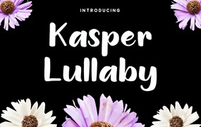 独特手写可爱字体 Kasper Lullaby – Cute Font