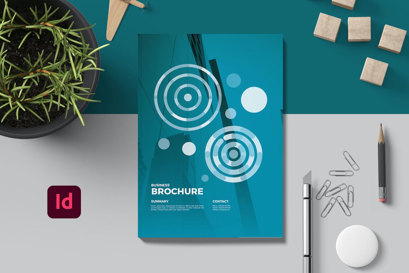 公司简介手册宣传册模板 Business Company Brochure 幻灯图表 sucaiwan.com