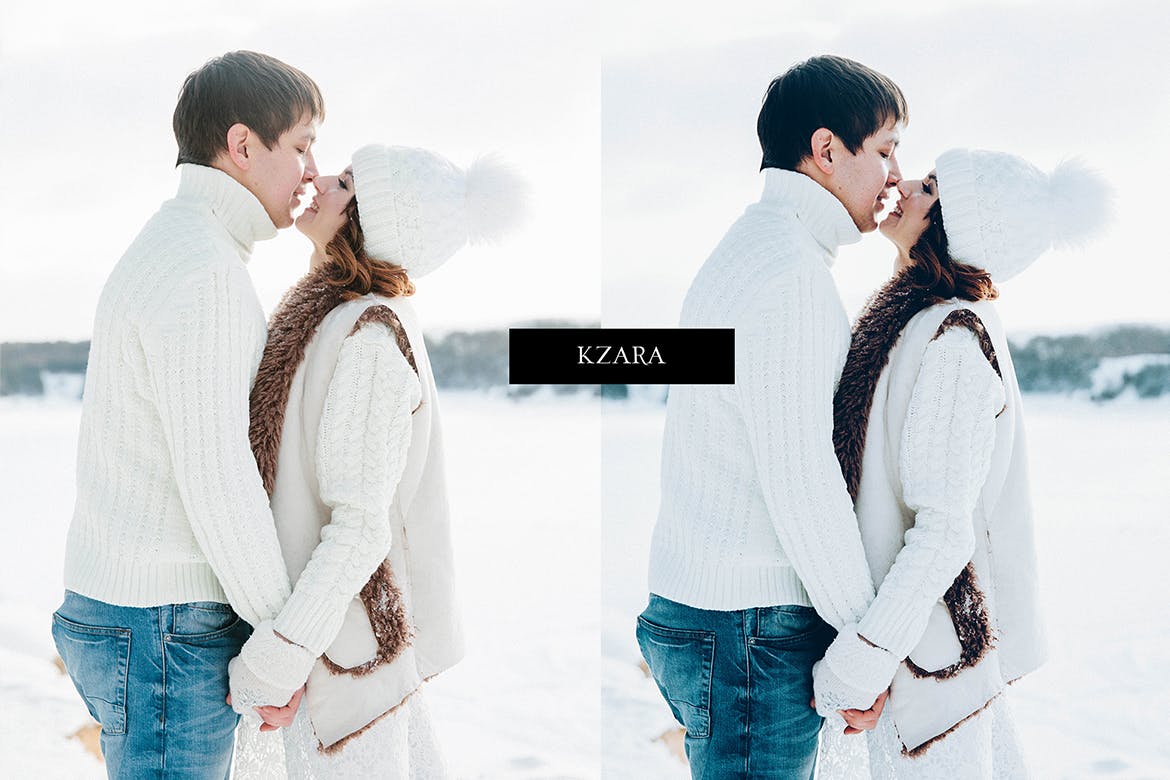 冬季蓝色滤镜照片后期处理lightroom预设 Lightroom Presets – Winter Blues 插件预设 sucaiwan.com