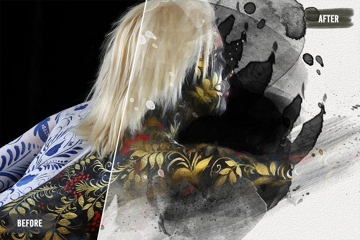 50个水彩艺术绘画笔刷素材v6 50 Painting Artistic Brushes – Vol. 6 笔刷资源 sucaiwan.com