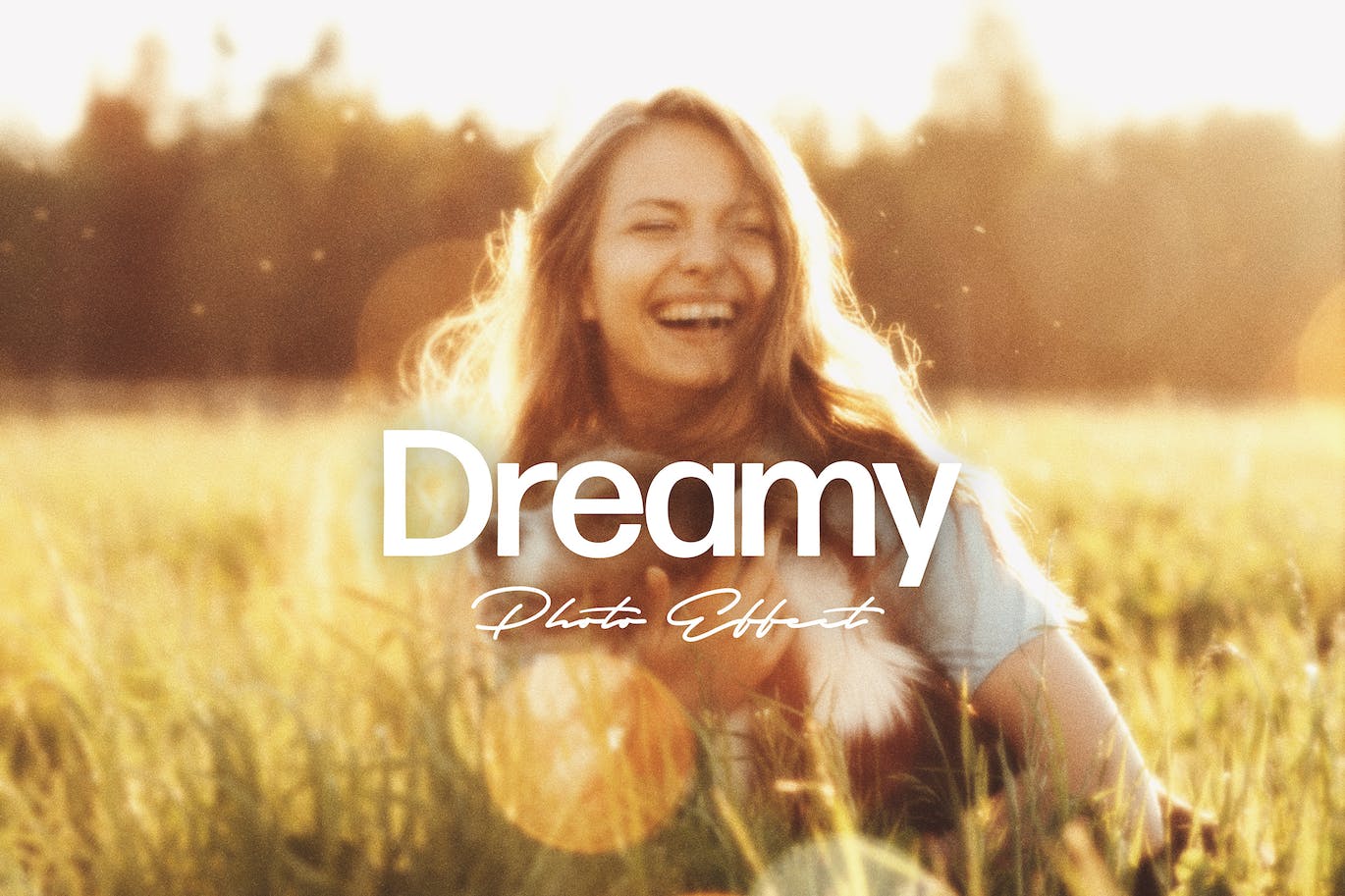 梦幻梦境PS照片效果模板 Dreamy Vibes Photoshop Effect APP UI sucaiwan.com
