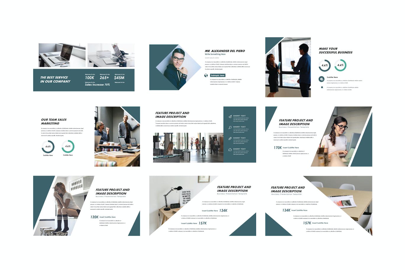 商业计划多用途PPT幻灯片模板下载 Business Plan – PowerPoint Template 幻灯图表 sucaiwan.com