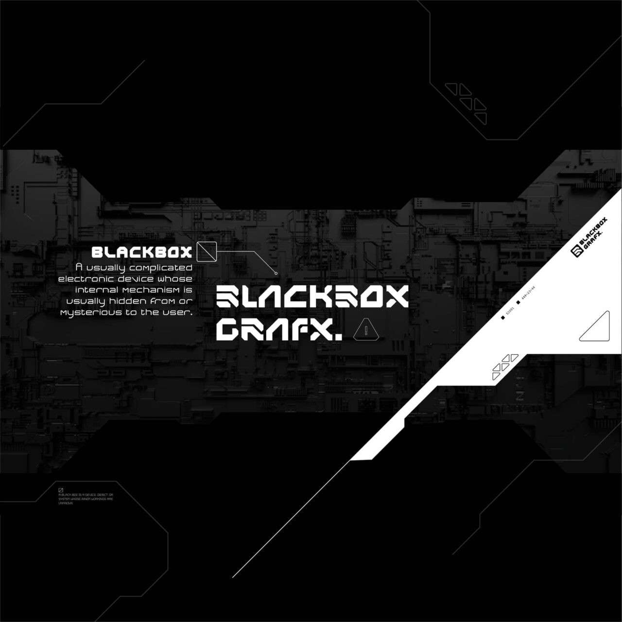 Blackbox赛博科幻英文字体 设计素材 sucaiwan.com