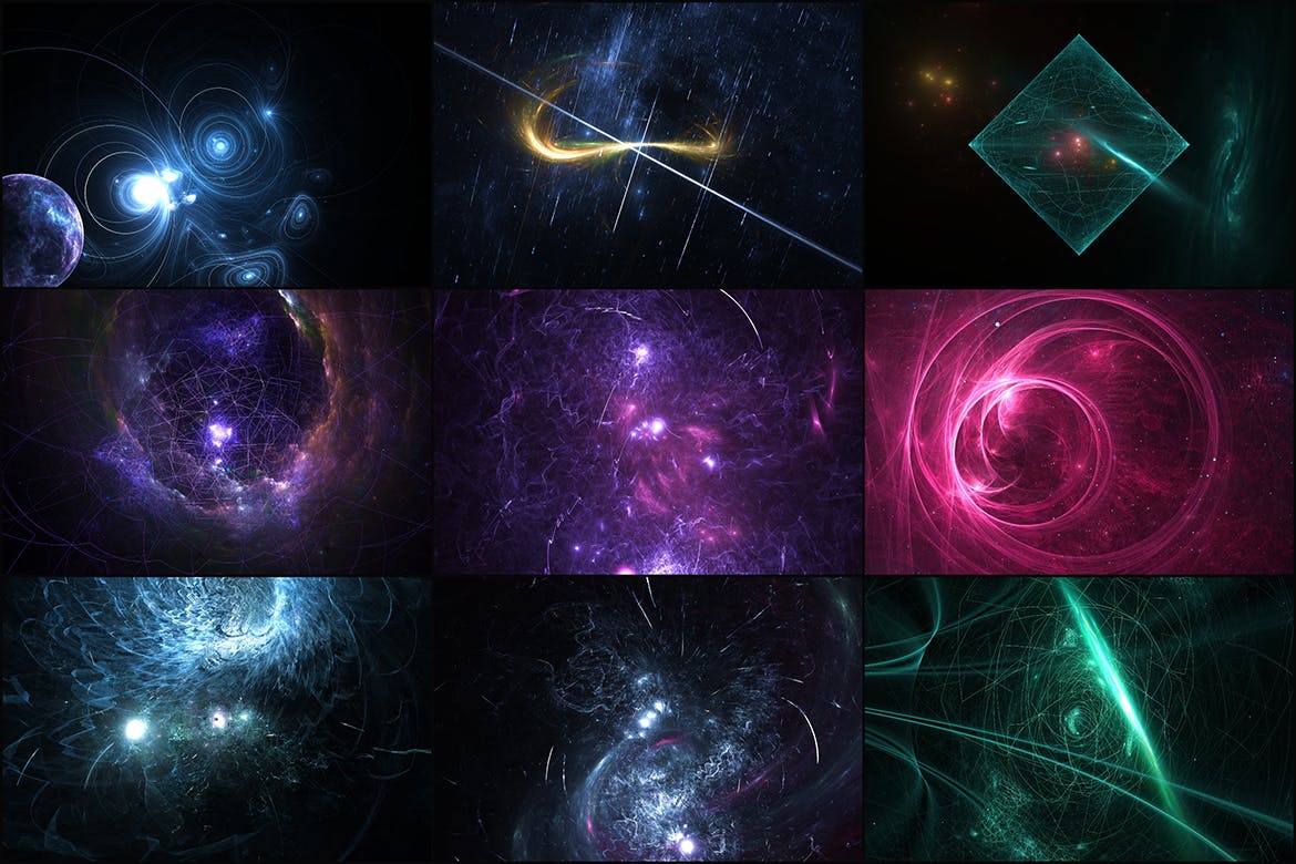 50个抽象银河空间背景素材v1 50 Abstract Space Backgrounds – Vol. 1 图片素材 sucaiwan.com