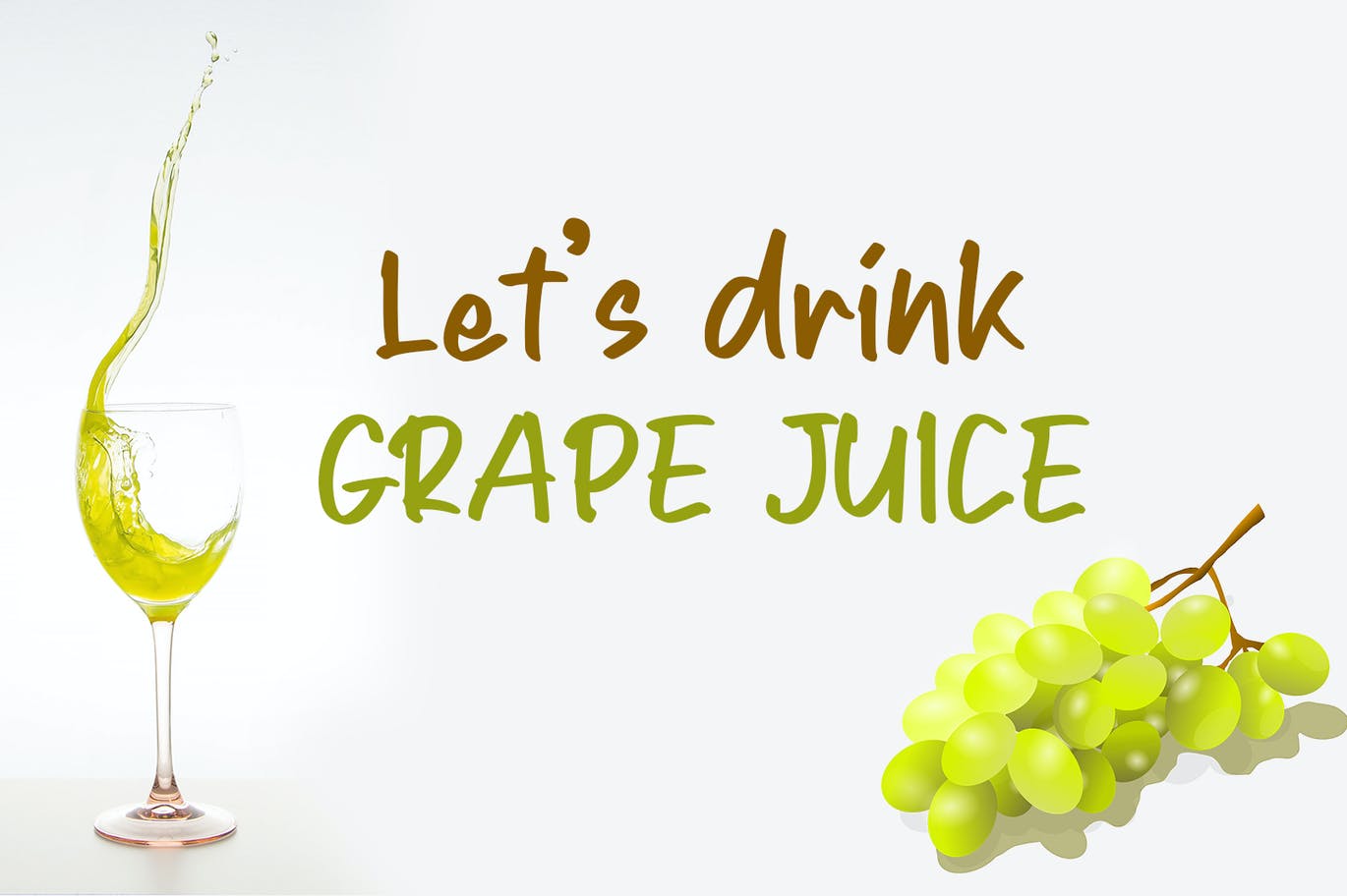 绿色产品包装手写字体素材 Sweet Grape 设计素材 sucaiwan.com