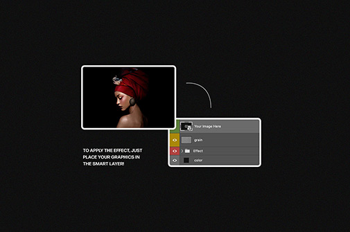 迷幻风梦境朦胧感故障颜色赛博朋克氛围PSD样机模板 样机素材 sucaiwan.com