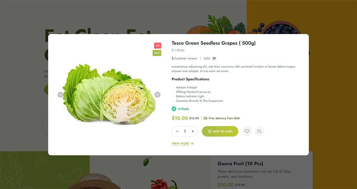 有机商店电子商务网站布局UI设计fig模板 EcoSen – Organic Store eCommerce Figma Template APP UI sucaiwan.com