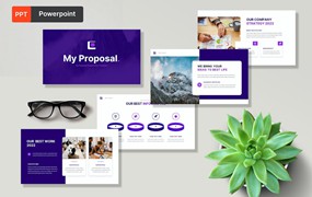 企业提案方案演示PPT模板 My Proposal Powerpoint Presentation Template