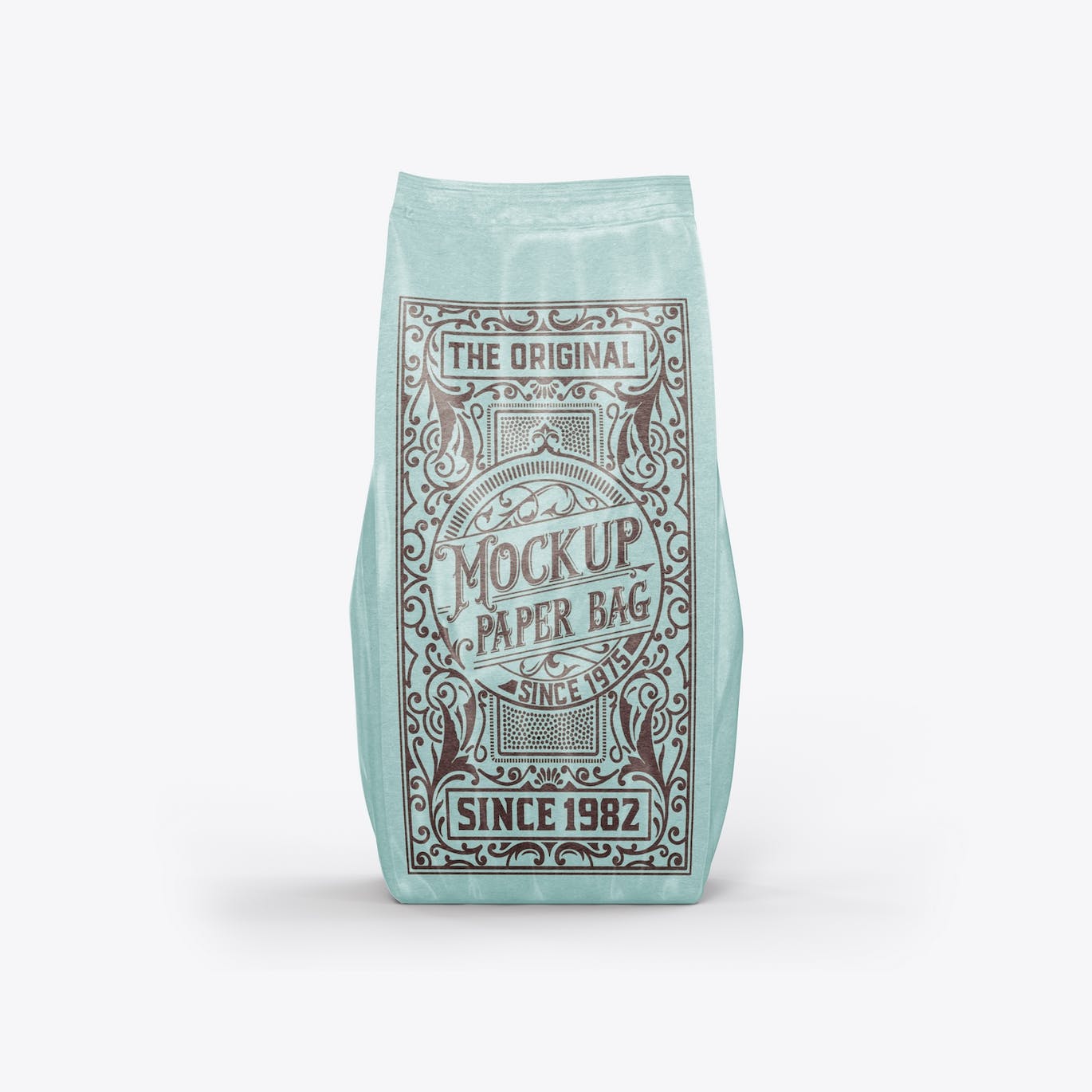 牛皮纸食品袋设计样机图 Set Kraft Food Bag Mockup 样机素材 sucaiwan.com