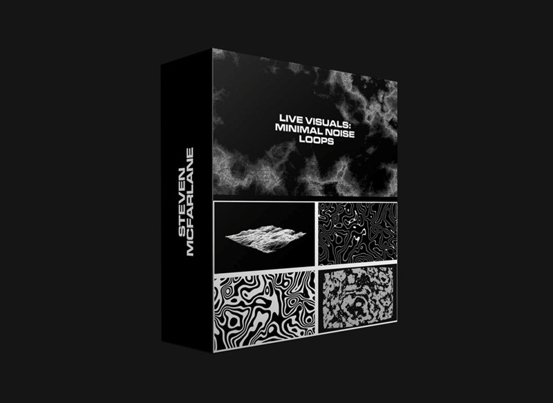 44个酒吧夜场新潮迷幻感抽象噪点VJ纹理无缝循环视频素材 Steven Mcfarlane Minimal Noise Loops 影视音频 sucaiwan.com