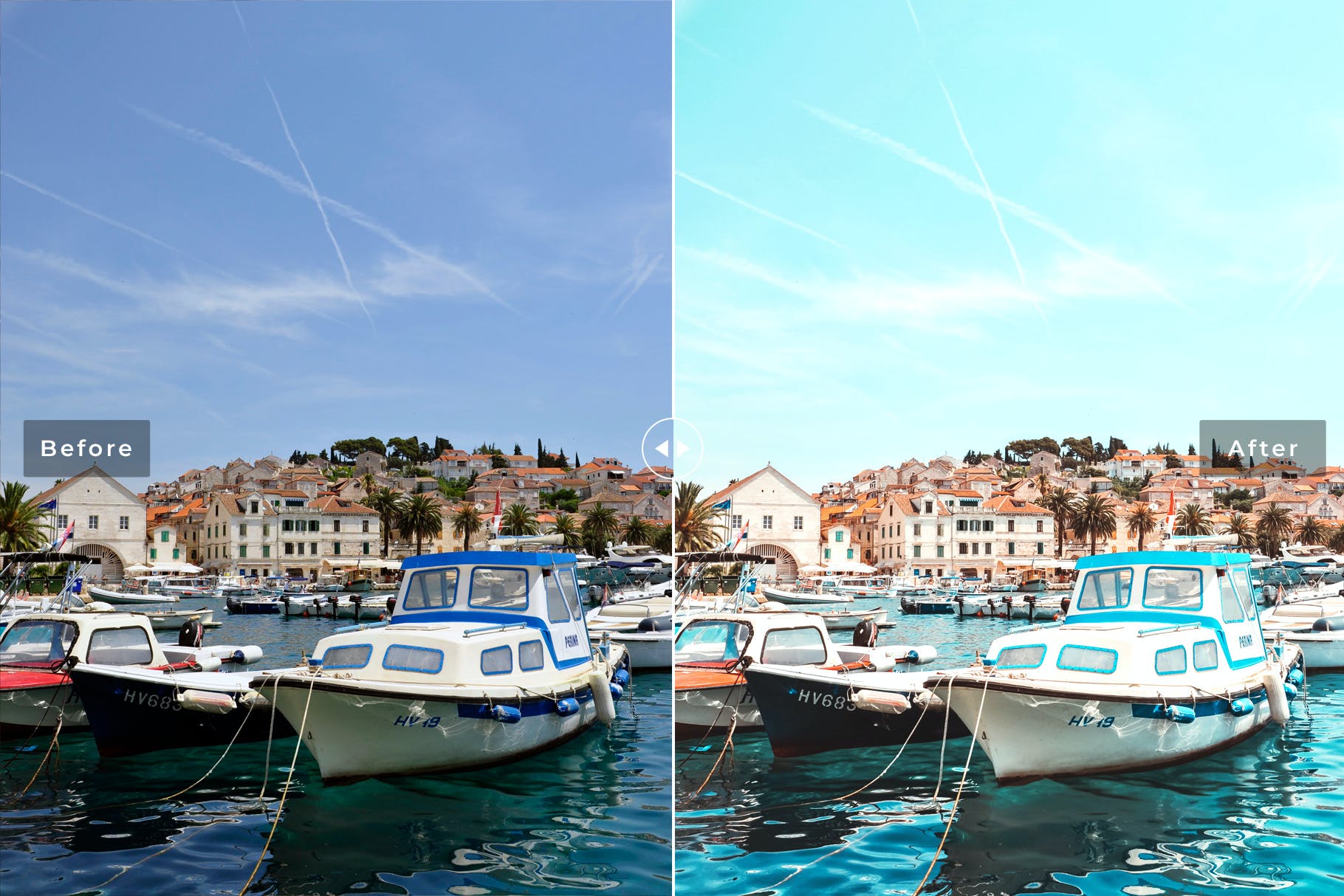 13款户外旅拍海边度假蓝调LT预设 Hvar 移动和桌面 Lightroom 预设 插件预设 第5张-素材湾丨精选海外优质设计素材资源 13款户外旅拍海边度假蓝调LT预设 Hvar 移动和桌面 Lightroom 预设 插件预设 sucaiwan.com