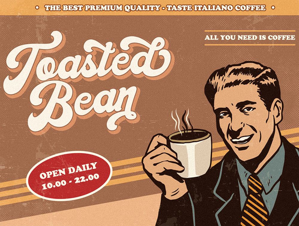 复古3D粗体字体素材 设计素材 sucaiwan.com