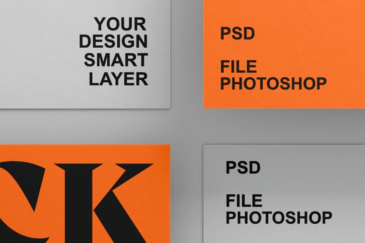 名片展示特写图样机psd模板 Business Card Mockup 样机素材 sucaiwan.com