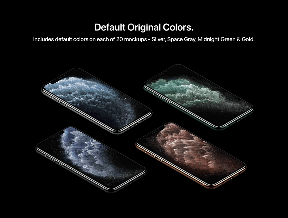 20个iPhone 11 Pro手机样机合集 样机素材 sucaiwan.com