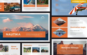 探险旅行Google幻灯片模板 Nautika Adventure Google Slides