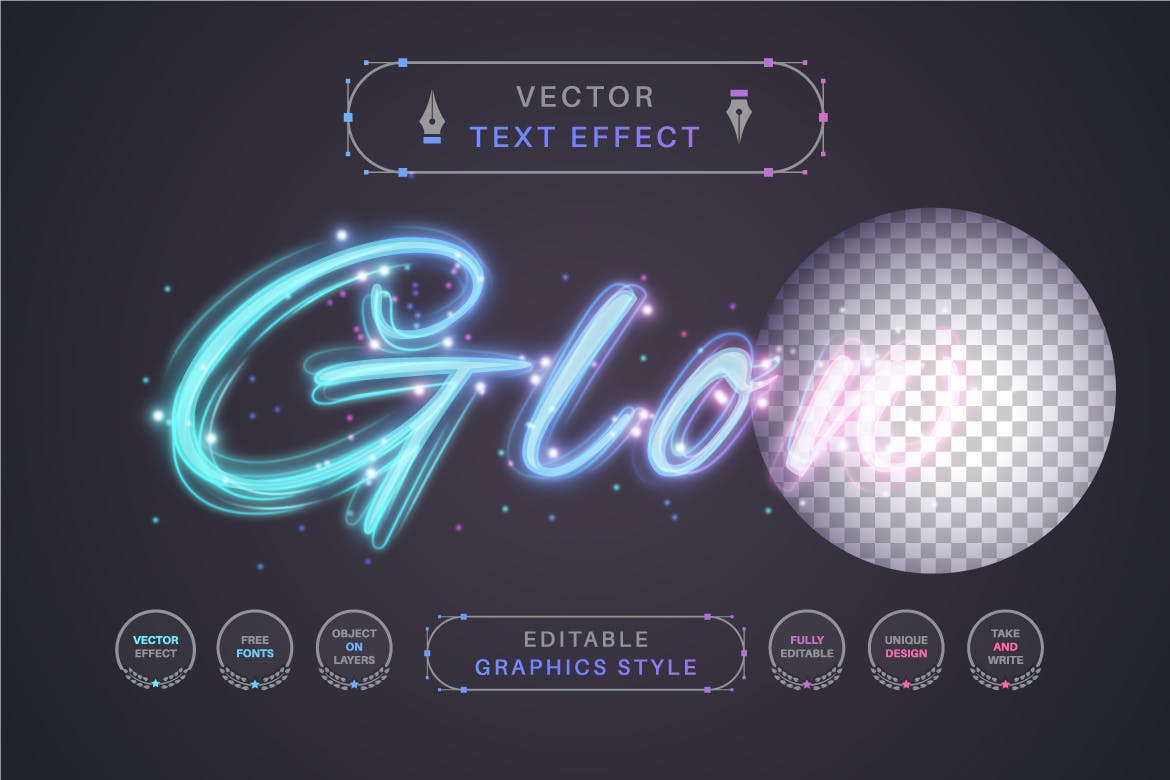 闪光笔划矢量文字效果字体样式 Flash Stroke – Editable Text Effect, Font Style 插件预设 sucaiwan.com
