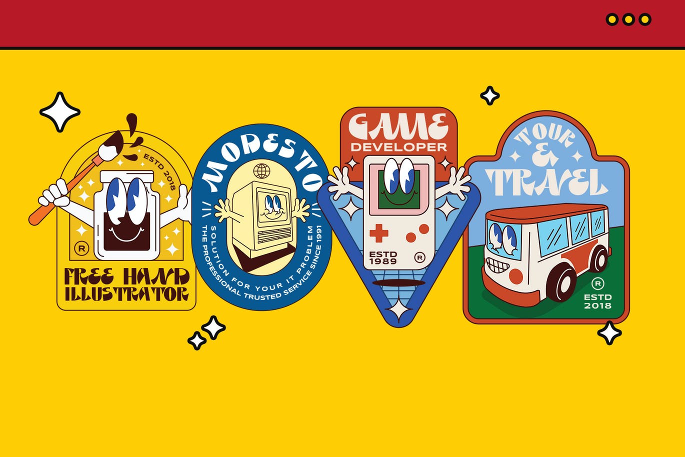 动态曲线设计衬线字体素材 Marlben 设计素材 sucaiwan.com