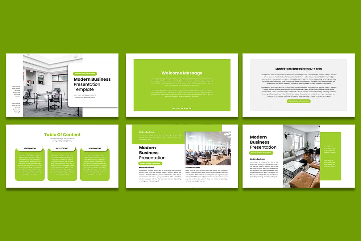 商业会议Keynote幻灯片创意模板 Modern Business Persentation Keynote Template 幻灯图表 sucaiwan.com