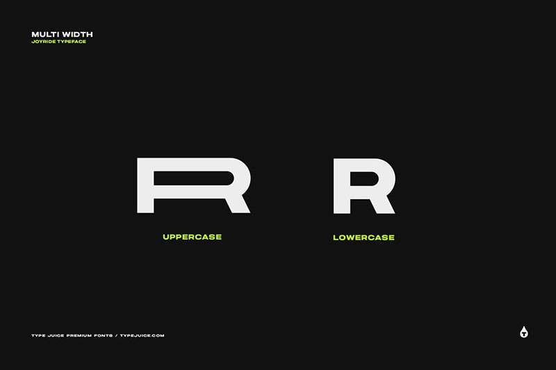 Joyride可变宽度无衬线英文字体 设计素材 sucaiwan.com
