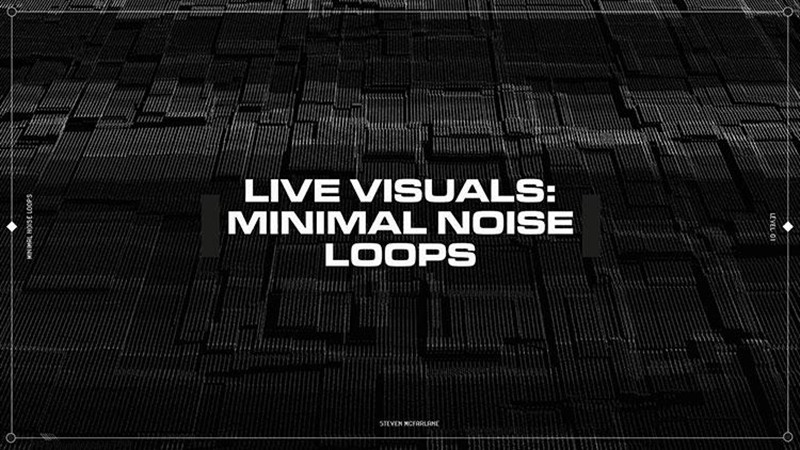 44个酒吧夜场新潮迷幻感抽象噪点VJ纹理无缝循环视频素材 Steven Mcfarlane Minimal Noise Loops 影视音频 sucaiwan.com