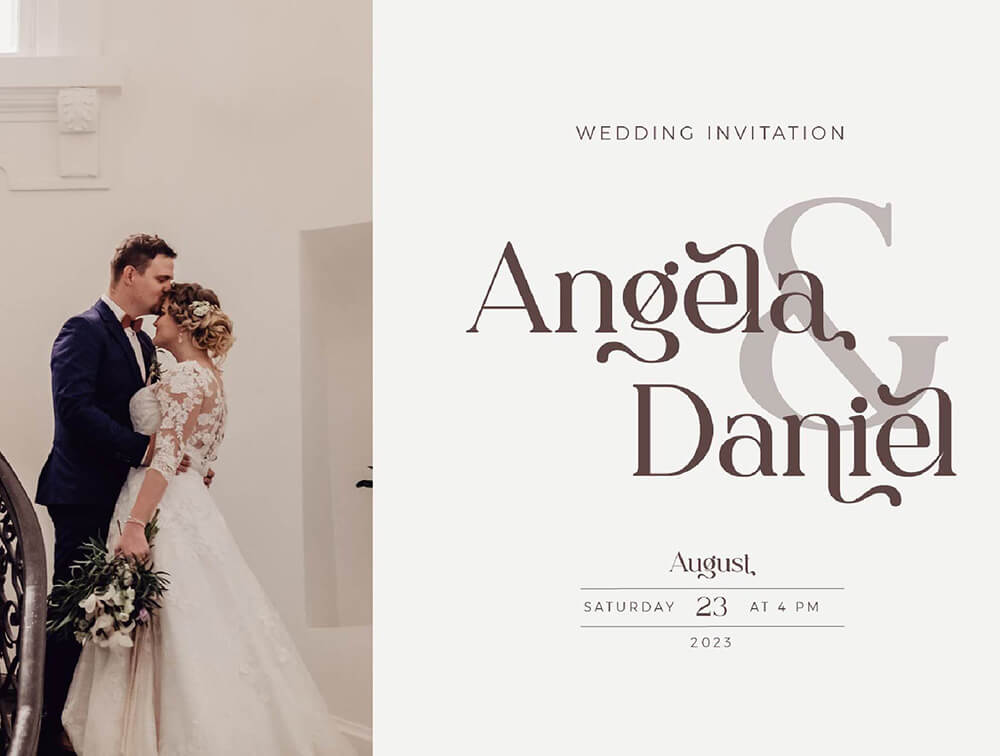 时尚连字字体 设计素材 sucaiwan.com