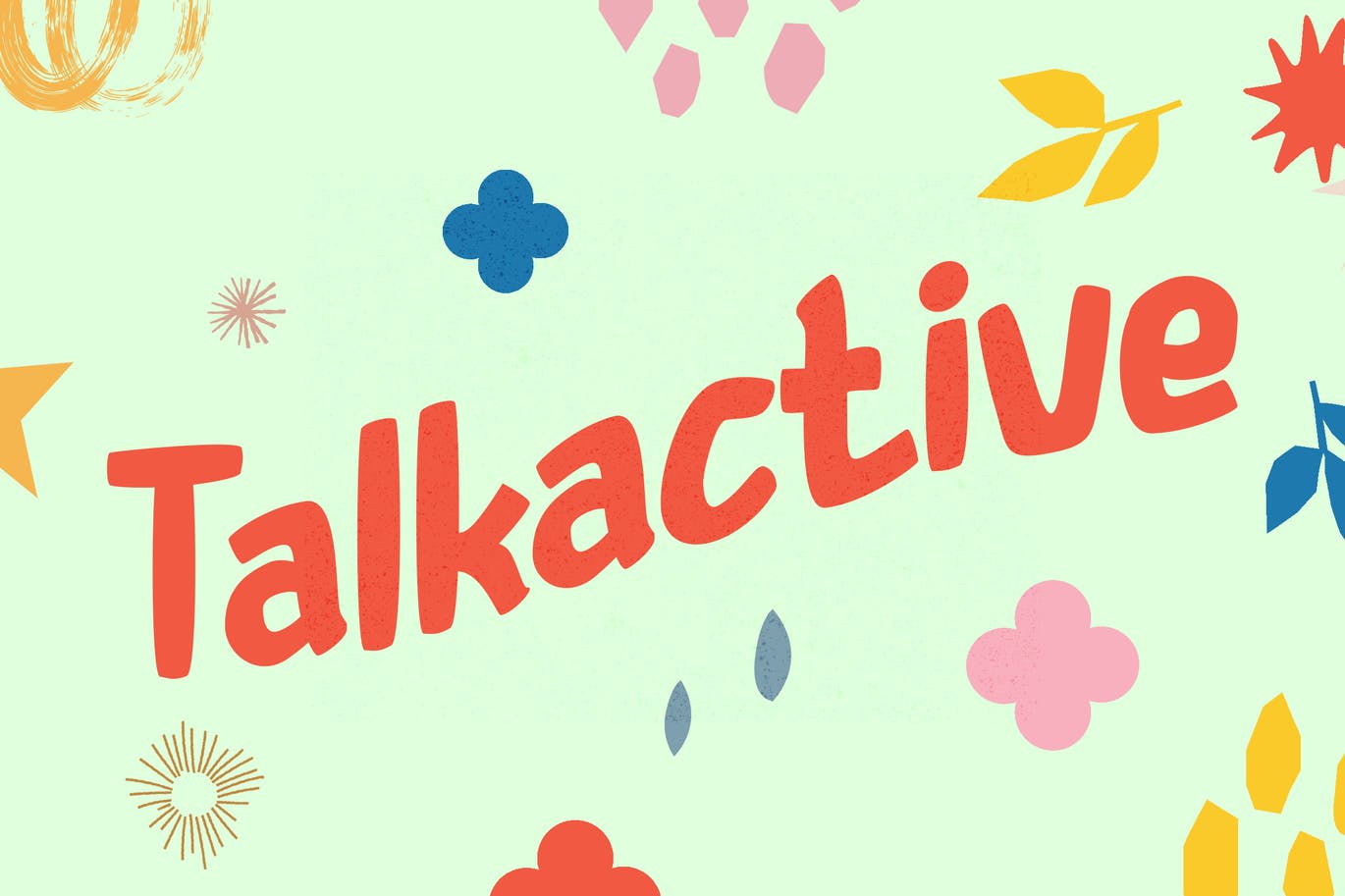 儿童项目用途无衬线字体素材 Talkactive – Kids Font 设计素材 sucaiwan.com