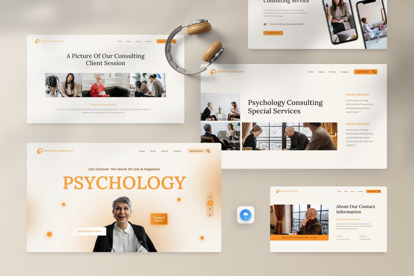 心理学咨询Keynote模板下载 Zenpsych – Psychology Consulting Keynote Template 幻灯图表 sucaiwan.com