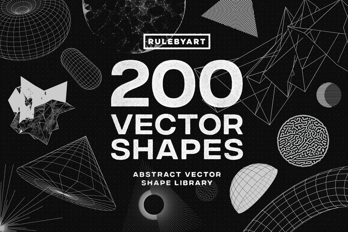 200+高质量抽象现代几何矢量形状外观 200 Vector Shapes 图片素材 第1张-素材湾丨精选海外优质设计素材资源 200+高质量抽象现代几何矢量形状外观 200 Vector Shapes 图片素材 sucaiwan.com