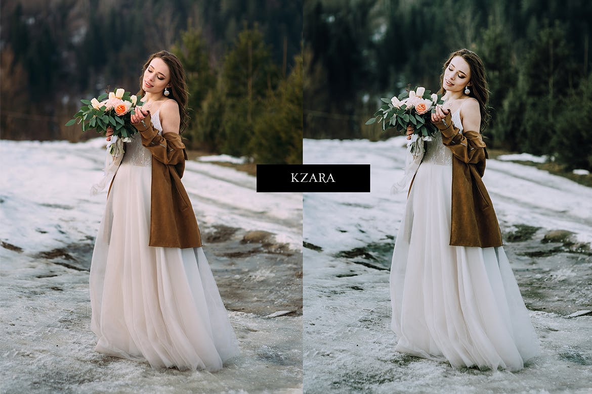 冬季绿色滤镜LR调色预设下载 Lightroom Presets – Winter Green 插件预设 sucaiwan.com