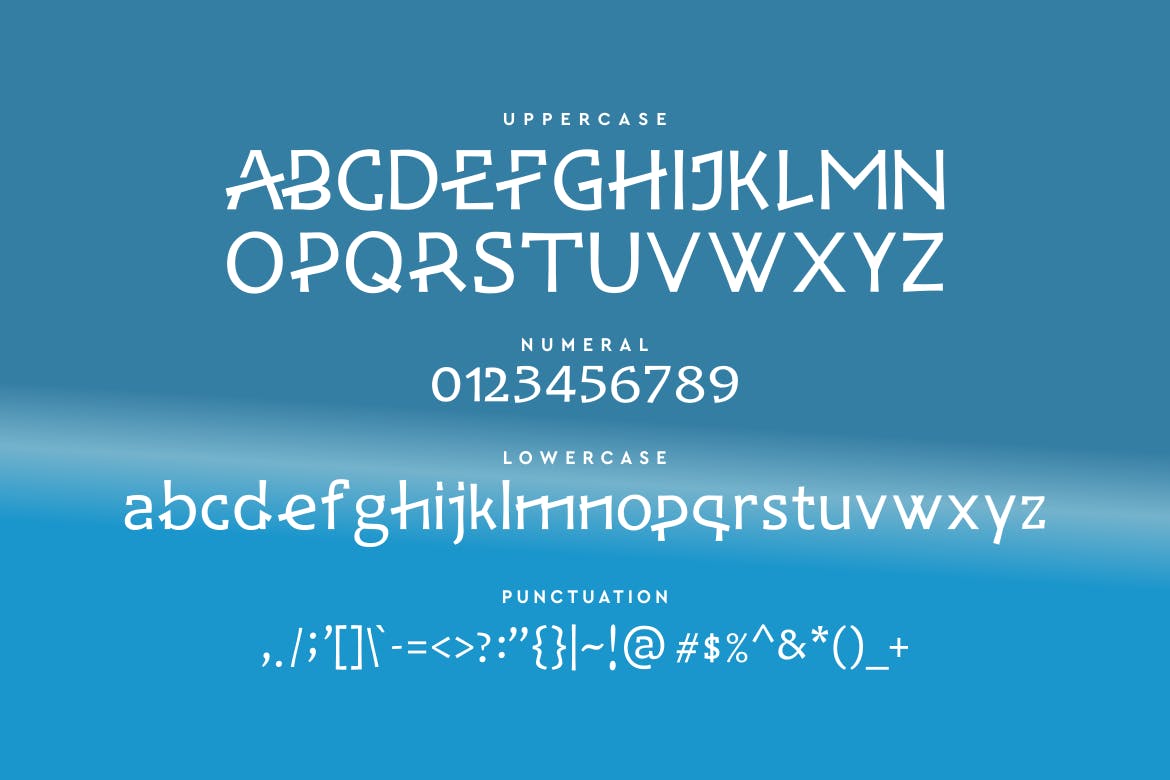 冬季主题无衬线字体 Winter Warmer Font 设计素材 sucaiwan.com